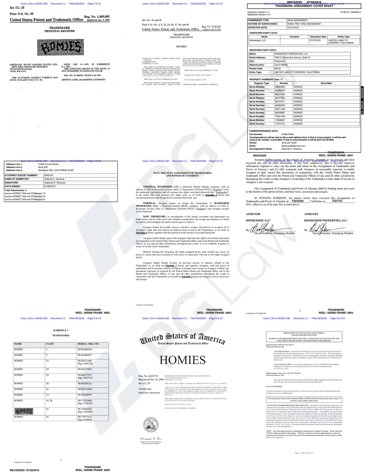 HOMIESHOP registered