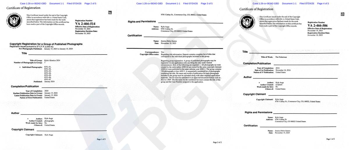 Kyle's Kinetics Works registered